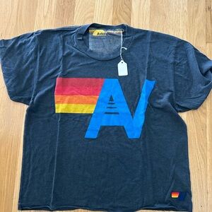 Aviator Nation Logo Boyfriend Tee size Medium NWT